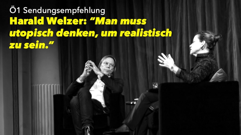 Na ich sag es ja! Ohne Utopie, ohne inspirierende Erzählung, warum wir uns auf die neue Zukunft freuen können und sie daher verwirklichen wollen, bewahren wir nur was wir bald nicht mehr haben. Sendungsempfehlung!