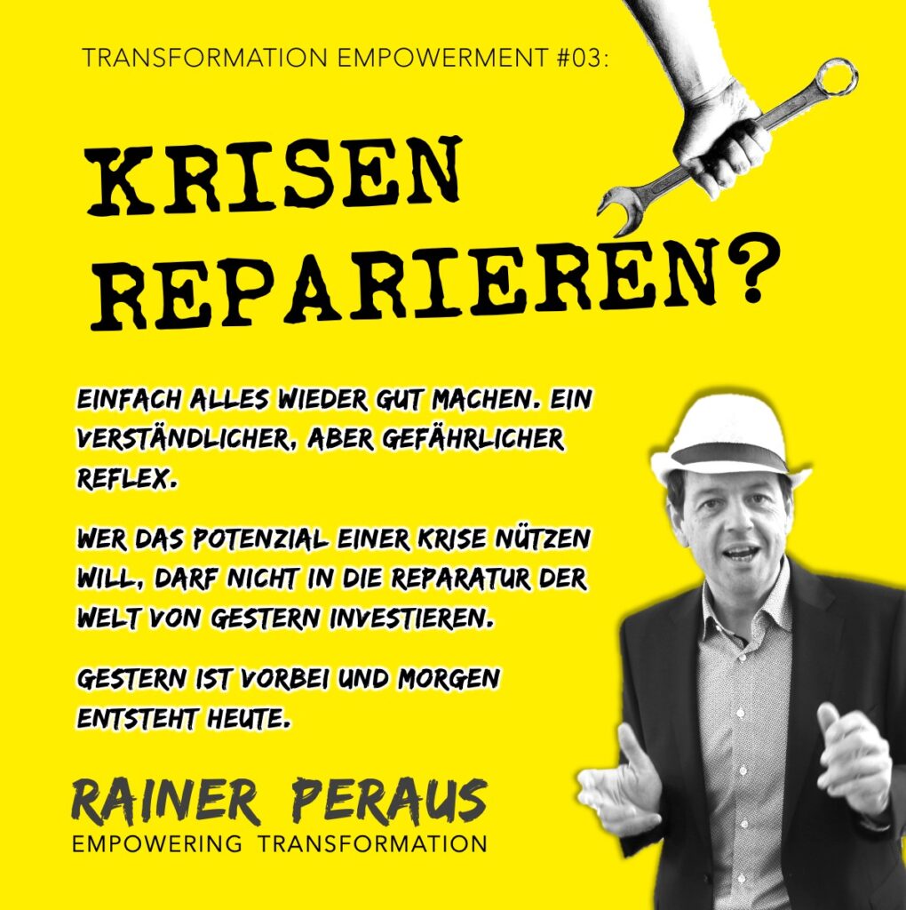 Transformation Empowerment: Krisen reparieren?